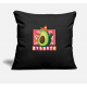 Avogato Avocado Cat Mexican Black Pillow